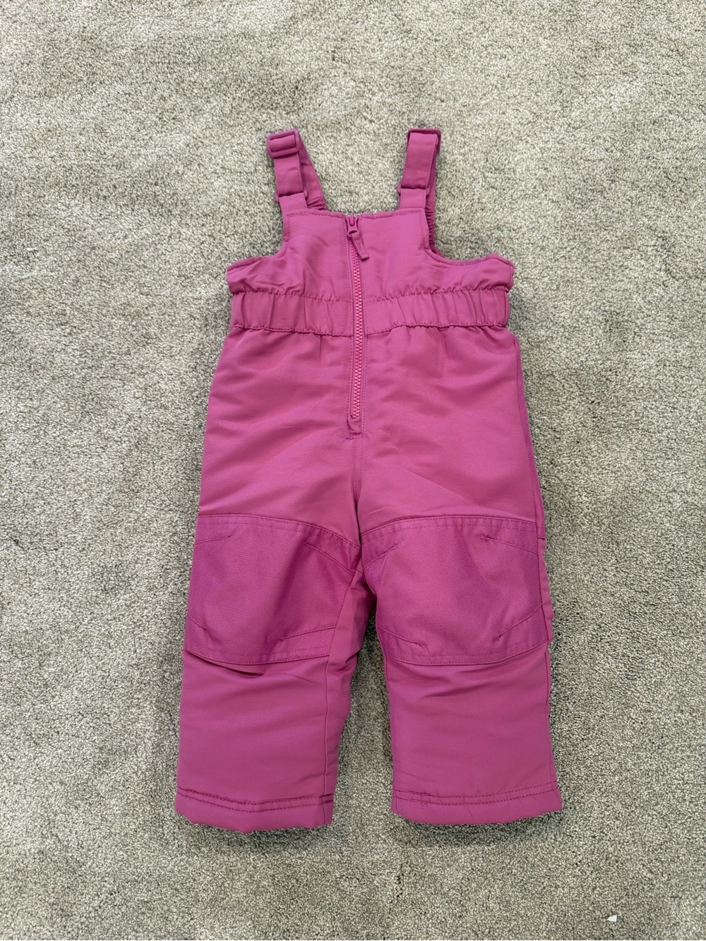 Pink 12M Snow Bib Overalls